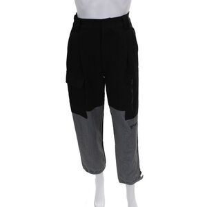 Kimberly Taylor Women Cargo Pants Black Polyester Zip Closure Size S